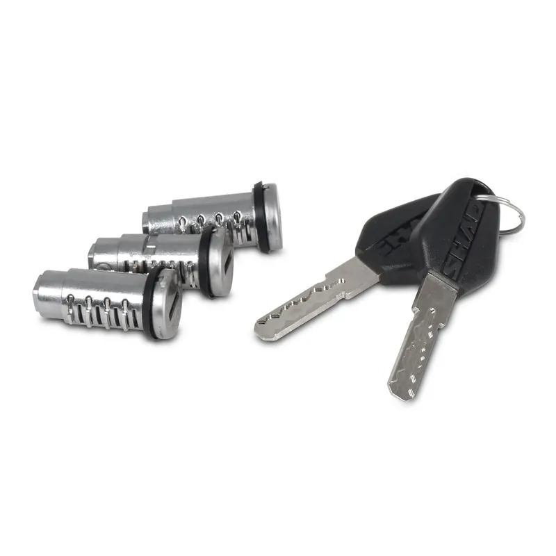 Bestseller SHAD Schlossset mit 3 Zylindern und 2 Schlüssel f. Terra Koffer D1TRBOR