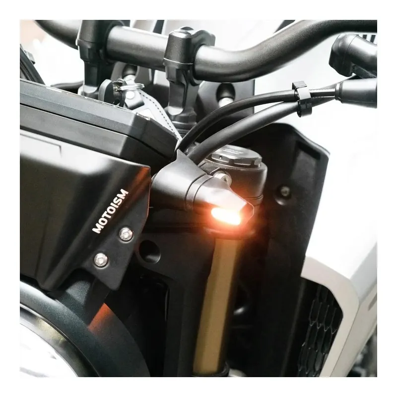 MOTOISM LED Blinker Neo Short 1 Paar Blink-  Positionslicht (orange) MO2401042 Expressversand