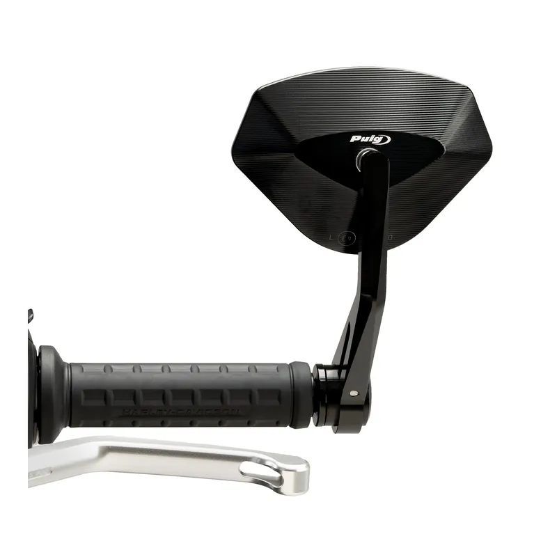 Puig Lenkerendenspiegel 21618N Aluminium schwarz inkl. Adapter 121-253-0119 Solange Der Vorrat Reicht